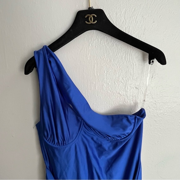 Fashion Nova “As You Know It” Royal Blue One Shoulder Gown - Picture 10 of 16